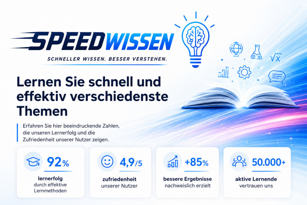 Lernen Sie schnell und effektiv verschiedenste Themen

Erfahren Sie hier beeindruckende Zahlen, die unseren Lernerfolg und die Zufriedenheit unserer Nutzer zeigen.